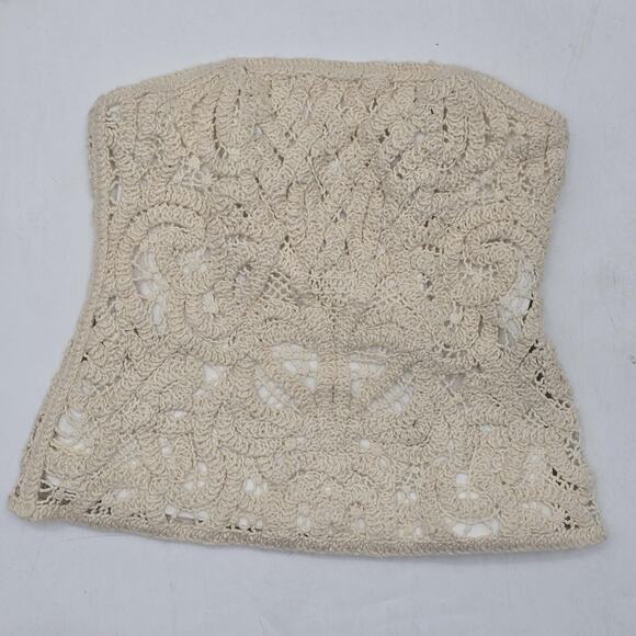 White House Black Market Crochet Lace Strapless Corset Top 0 - Picture 5 of 8